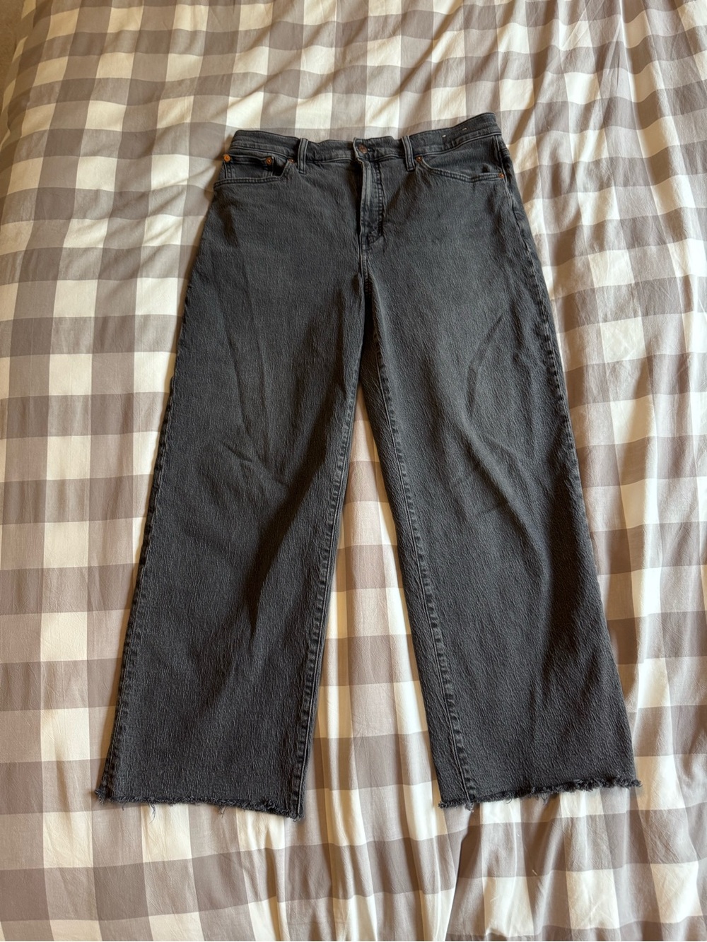 Madewell Perfect Vintage Black Wide-Leg Women’s Jeans